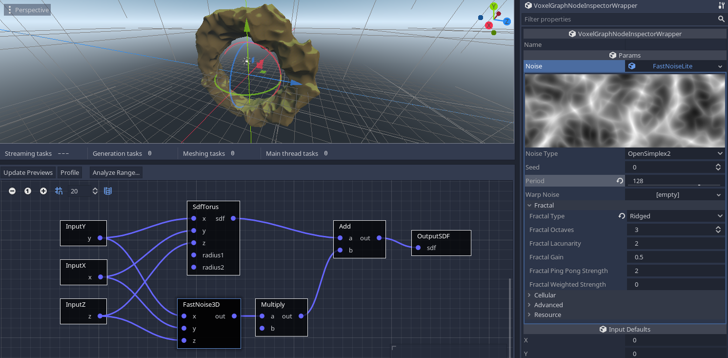 Torus voxel graph